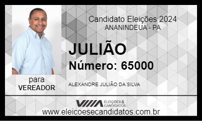 Candidato JULIÃO  2024 - ANANINDEUA - Eleições