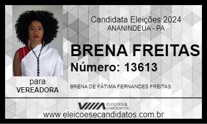 Candidato BRENA FREITAS 2024 - ANANINDEUA - Eleições