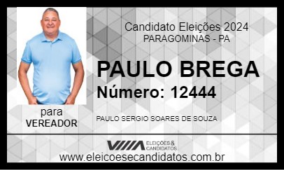 Candidato PAULO BREGA 2024 - PARAGOMINAS - Eleições