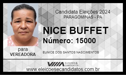 Candidato NICE BUFFET 2024 - PARAGOMINAS - Eleições