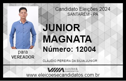 Candidato JUNIOR MAGNATA 2024 - SANTARÉM - Eleições