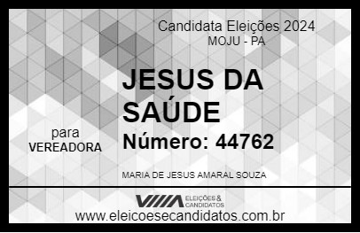 Candidato JESUS DA SAÚDE 2024 - MOJU - Eleições