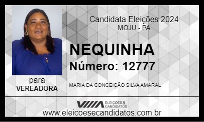 Candidato NEQUINHA 2024 - MOJU - Eleições