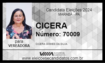 Candidato CICERA 2024 - MARABÁ - Eleições