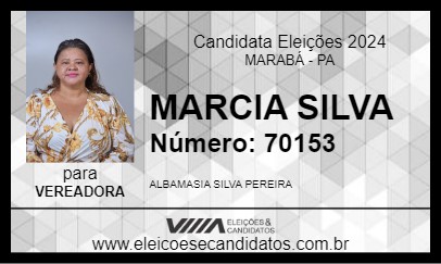 Candidato MARCIA SILVA 2024 - MARABÁ - Eleições