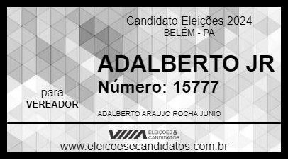 Candidato ADALBERTO JR 2024 - BELÉM - Eleições