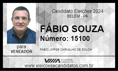 Candidato FÁBIO SOUZA 2024 - BELÉM - Eleições