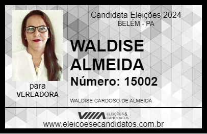 Candidato WALDISE ALMEIDA 2024 - BELÉM - Eleições