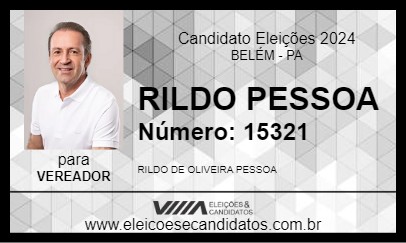 Candidato RILDO PESSOA 2024 - BELÉM - Eleições