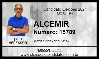 Candidato ALCEMIR 2024 - MOJU - Eleições