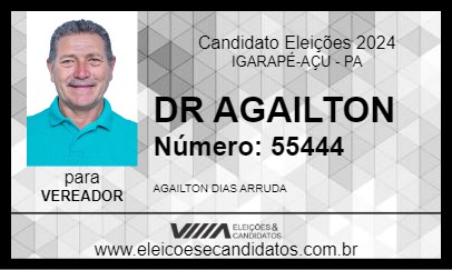 Candidato DR AGAILTON 2024 - IGARAPÉ-AÇU - Eleições