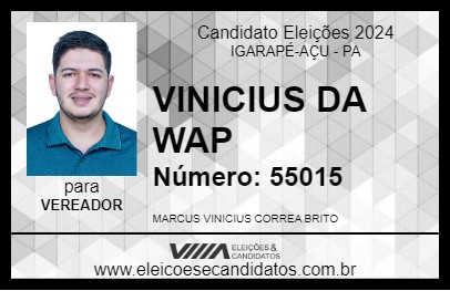 Candidato MARCUS VINICIUS CORREA BRITO 2024 - IGARAPÉ-AÇU - Eleições