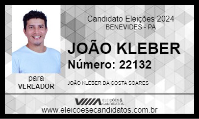 Candidato JOÃO KLEBER 2024 - BENEVIDES - Eleições