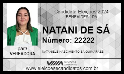 Candidato NATANI DE SÁ 2024 - BENEVIDES - Eleições