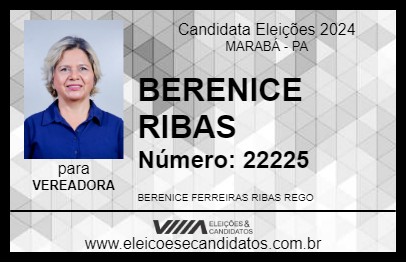 Candidato BERENICE RIBAS 2024 - MARABÁ - Eleições