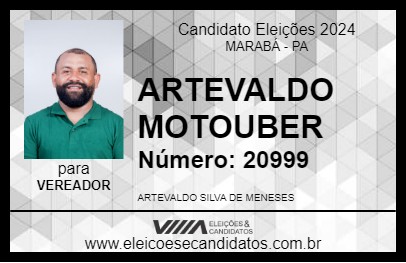 Candidato ARTEVALDO MOTOUBER 2024 - MARABÁ - Eleições