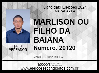 Candidato MARLISON 2024 - MARABÁ - Eleições