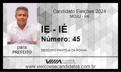 Candidato IE - IÉ 2024 - MOJU - Eleições