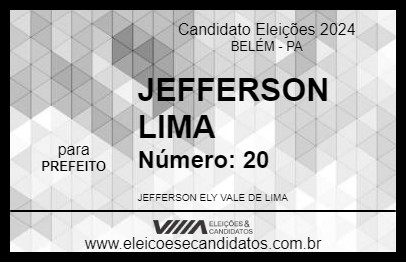 Candidato JEFFERSON LIMA 2024 - BELÉM - Eleições