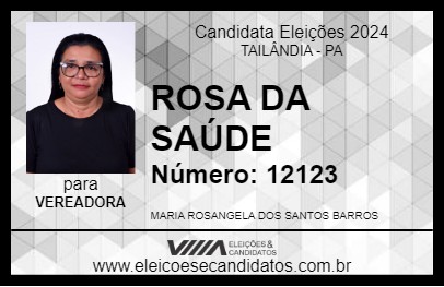 Candidato ROSA DA SAÚDE 2024 - TAILÂNDIA - Eleições