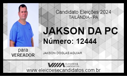 Candidato JAKSON DA PC 2024 - TAILÂNDIA - Eleições