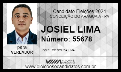 Candidato JOSIEL LIMA 2024 - CONCEIÇÃO DO ARAGUAIA - Eleições