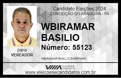 Candidato WBIRAMAR BASILIO 2024 - CONCEIÇÃO DO ARAGUAIA - Eleições