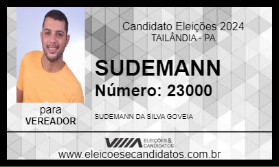 Candidato SUDEMANN 2024 - TAILÂNDIA - Eleições