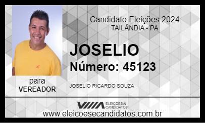 Candidato JOSELIO 2024 - TAILÂNDIA - Eleições