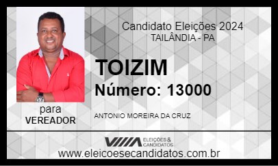 Candidato TOIZIM 2024 - TAILÂNDIA - Eleições