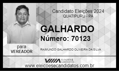 Candidato GALHARDO 2024 - QUATIPURU - Eleições