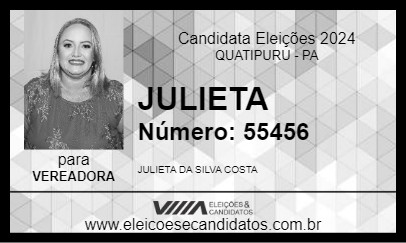 Candidato JULIETA 2024 - QUATIPURU - Eleições