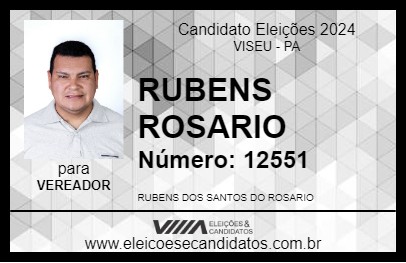 Candidato RUBENS  ROSARIO 2024 - VISEU - Eleições