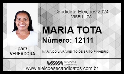 Candidato MARIA TOTA 2024 - VISEU - Eleições