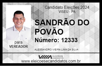 Candidato SANDRÃO DO POVÃO 2024 - VISEU - Eleições