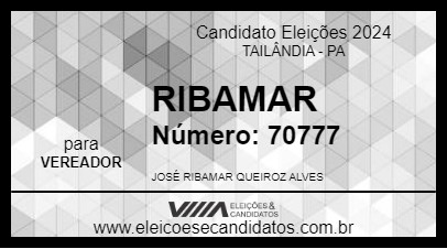 Candidato RIBAMAR 2024 - TAILÂNDIA - Eleições