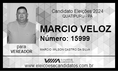 Candidato MARCIO VELOZ 2024 - QUATIPURU - Eleições