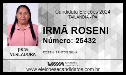 Candidato IRMÃ ROSENI 2024 - TAILÂNDIA - Eleições