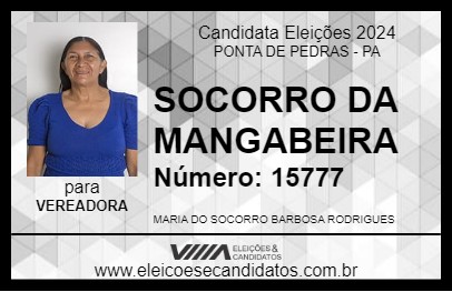 Candidato SOCORRO DA MANGABEIRA 2024 - PONTA DE PEDRAS - Eleições