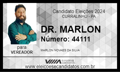 Candidato DR. MARLON 2024 - CURRALINHO - Eleições