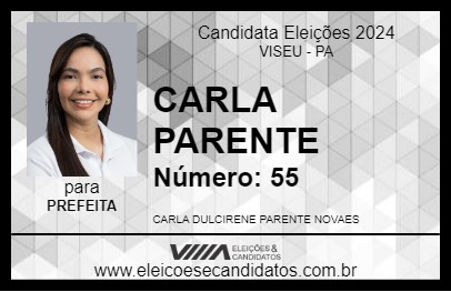 Candidato CARLA PARENTE 2024 - VISEU - Eleições