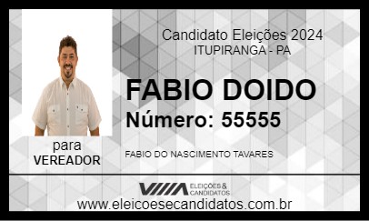 Candidato FABIO DOIDO 2024 - ITUPIRANGA - Eleições