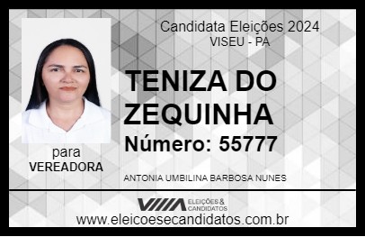 Candidato TENIZA DO ZEQUINHA 2024 - VISEU - Eleições