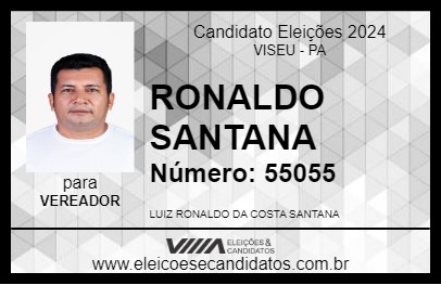 Candidato RONALDO SANTANA 2024 - VISEU - Eleições