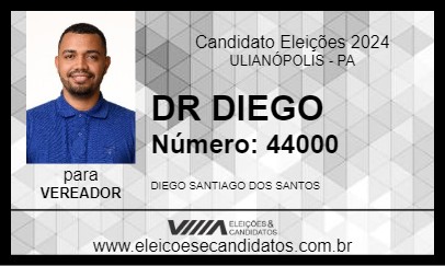 Candidato DR DIEGO 2024 - ULIANÓPOLIS - Eleições