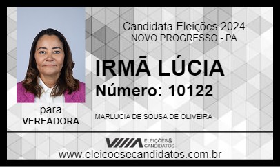 Candidato IRMÃ LÚCIA 2024 - NOVO PROGRESSO - Eleições