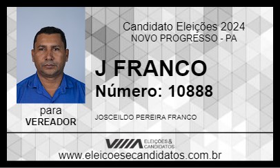 Candidato J FRANCO 2024 - NOVO PROGRESSO - Eleições