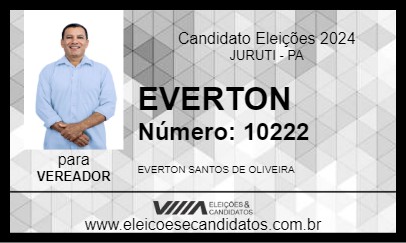 Candidato EVERTON 2024 - JURUTI - Eleições