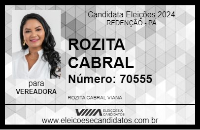 Candidato ROZITA CABRAL 2024 - REDENÇÃO - Eleições