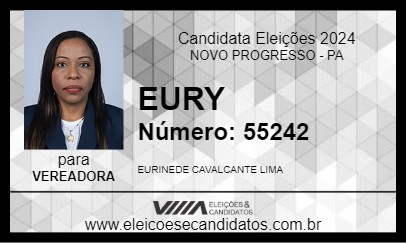 Candidato EURY 2024 - NOVO PROGRESSO - Eleições